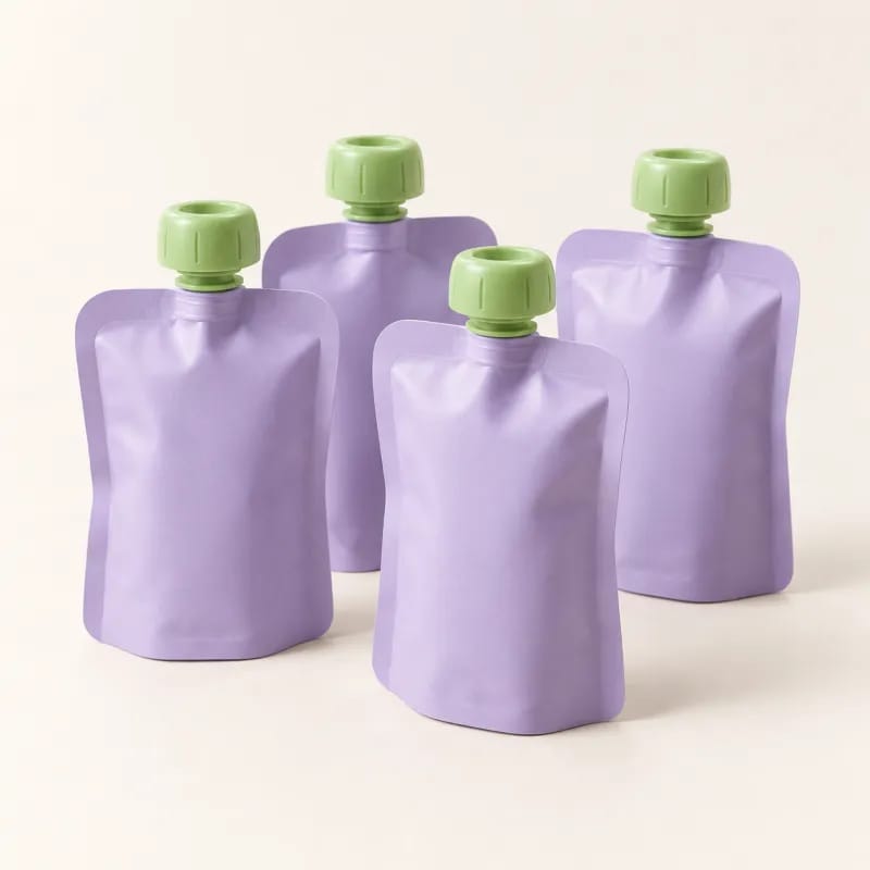 GoGo squeeZ Apple Blueberry Pouches, 4 Pack