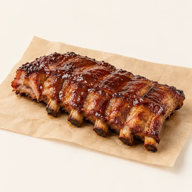 Earl's Pork Back Ribs with Barbecue Sauce