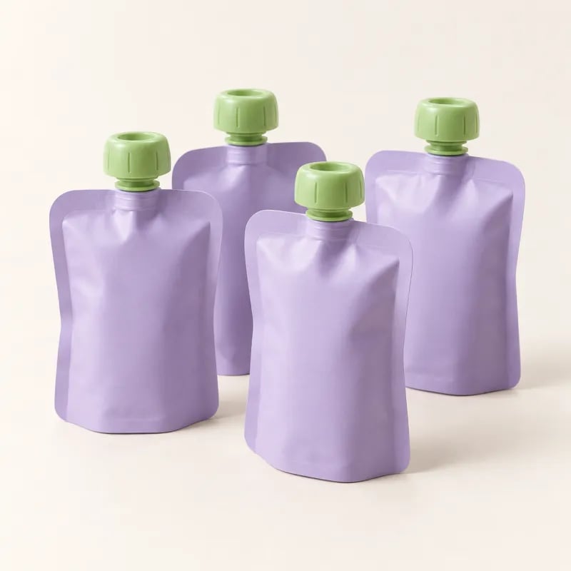 GoGo squeeZ Apple Blueberry Pouches, 4 Pack